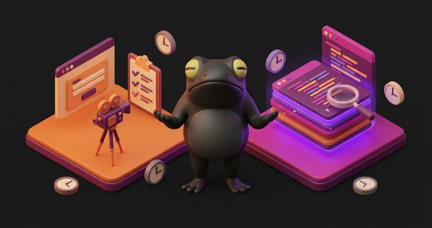 Mabl vs Autonoma comparison showing AI testing platform capabilities, test creation speed, and pricing for AI-first development teams