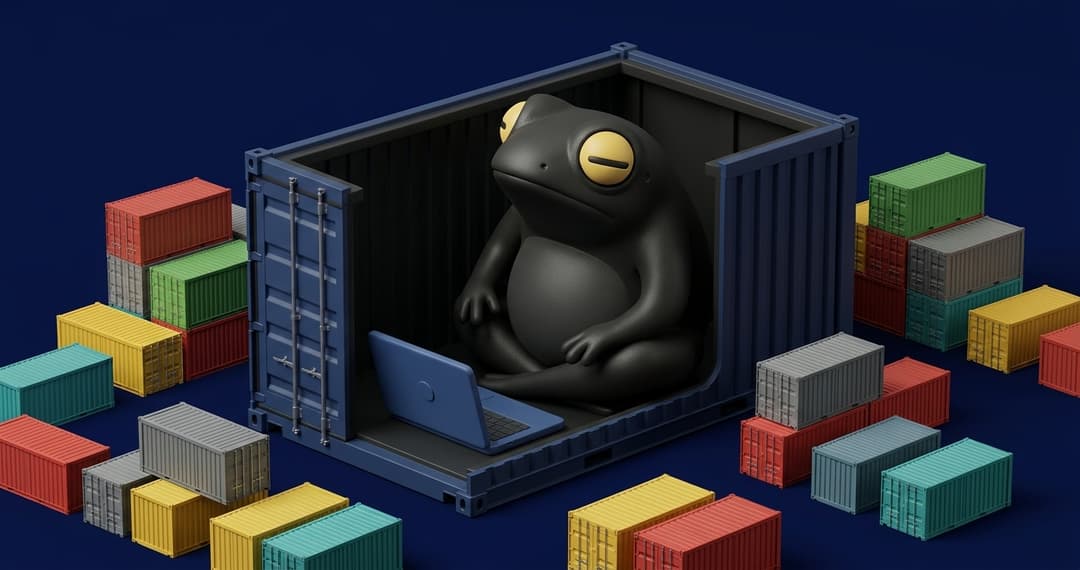 Docker Compose orchestrating app, database, and cache containers for a reproducible test environment with a single command