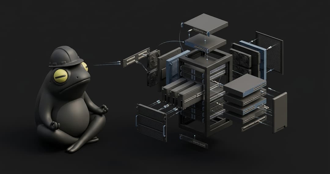 CI pipeline diagram showing per-PR ephemeral environments spinning up and tearing down automatically alongside a staging environment
