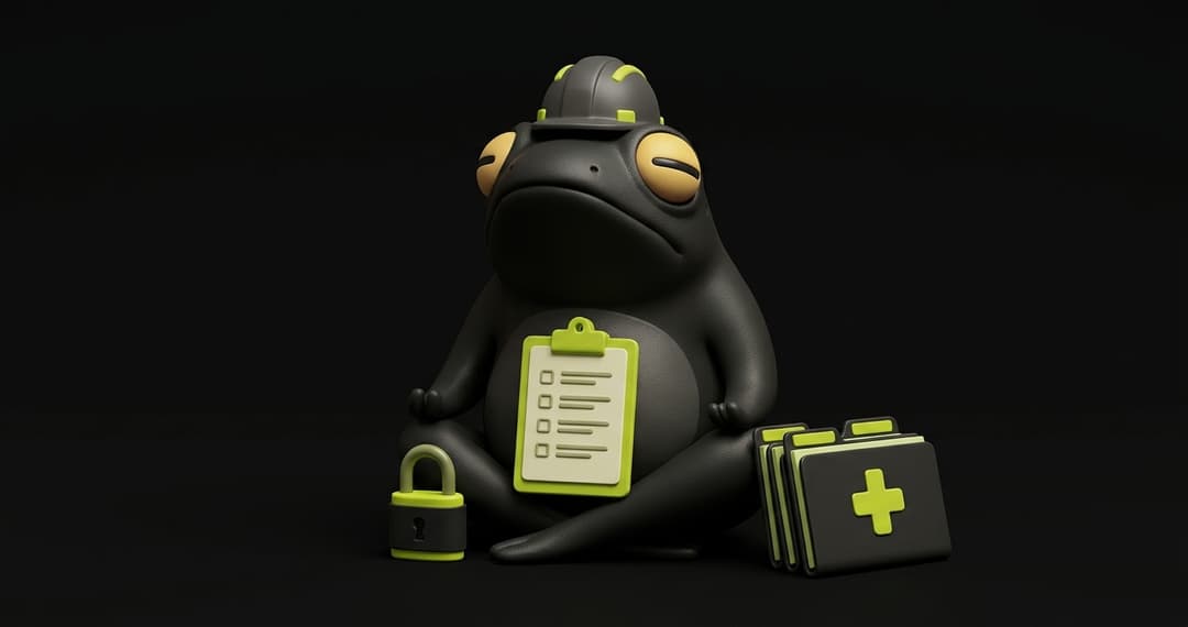 HIPAA technical safeguards diagram showing access control, audit logs, encryption and integrity shields connected by automated test verification