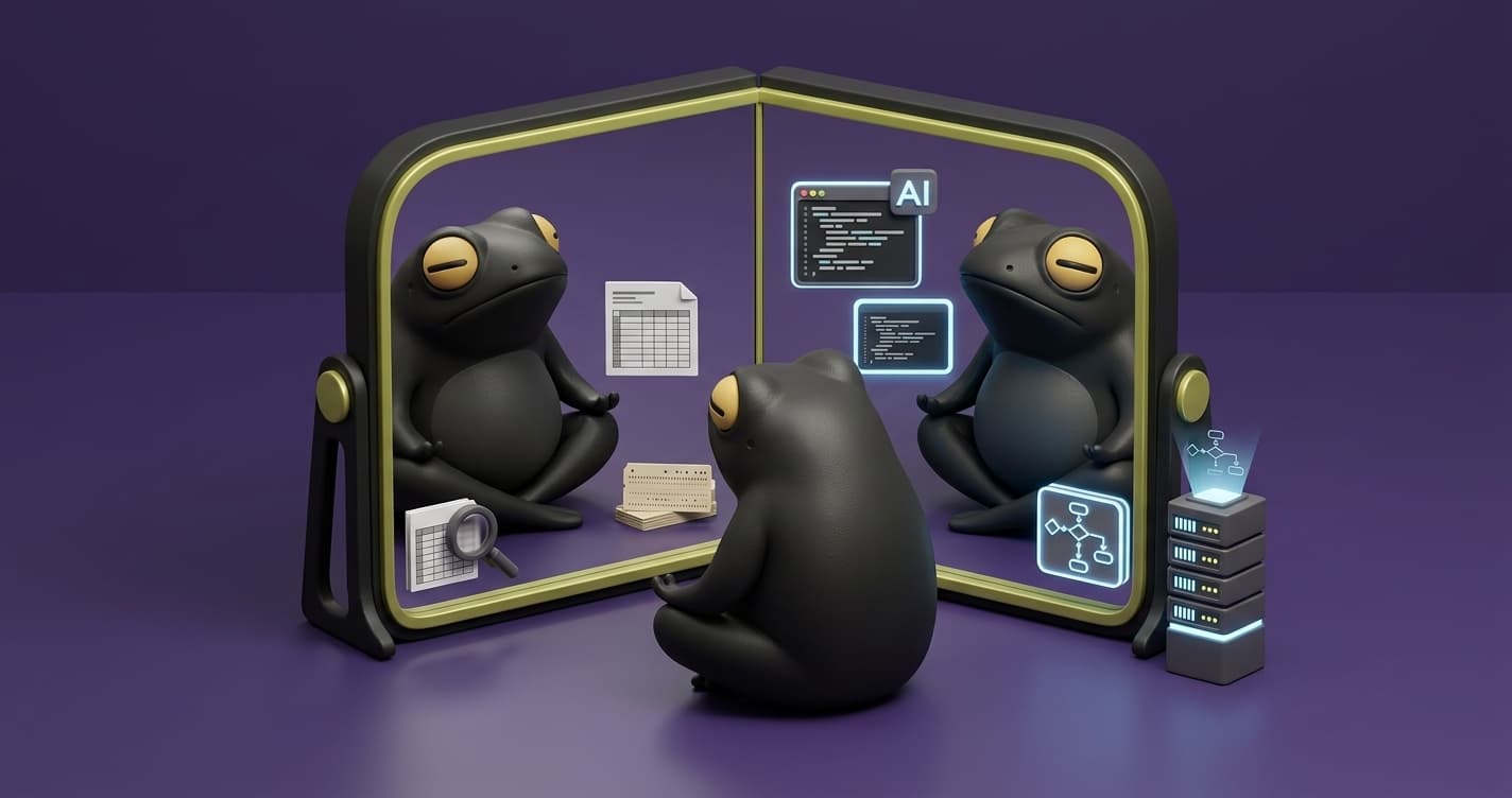 QA engineer at a crossroads between traditional manual testing and AI-powered quality strategy in the vibe coding era