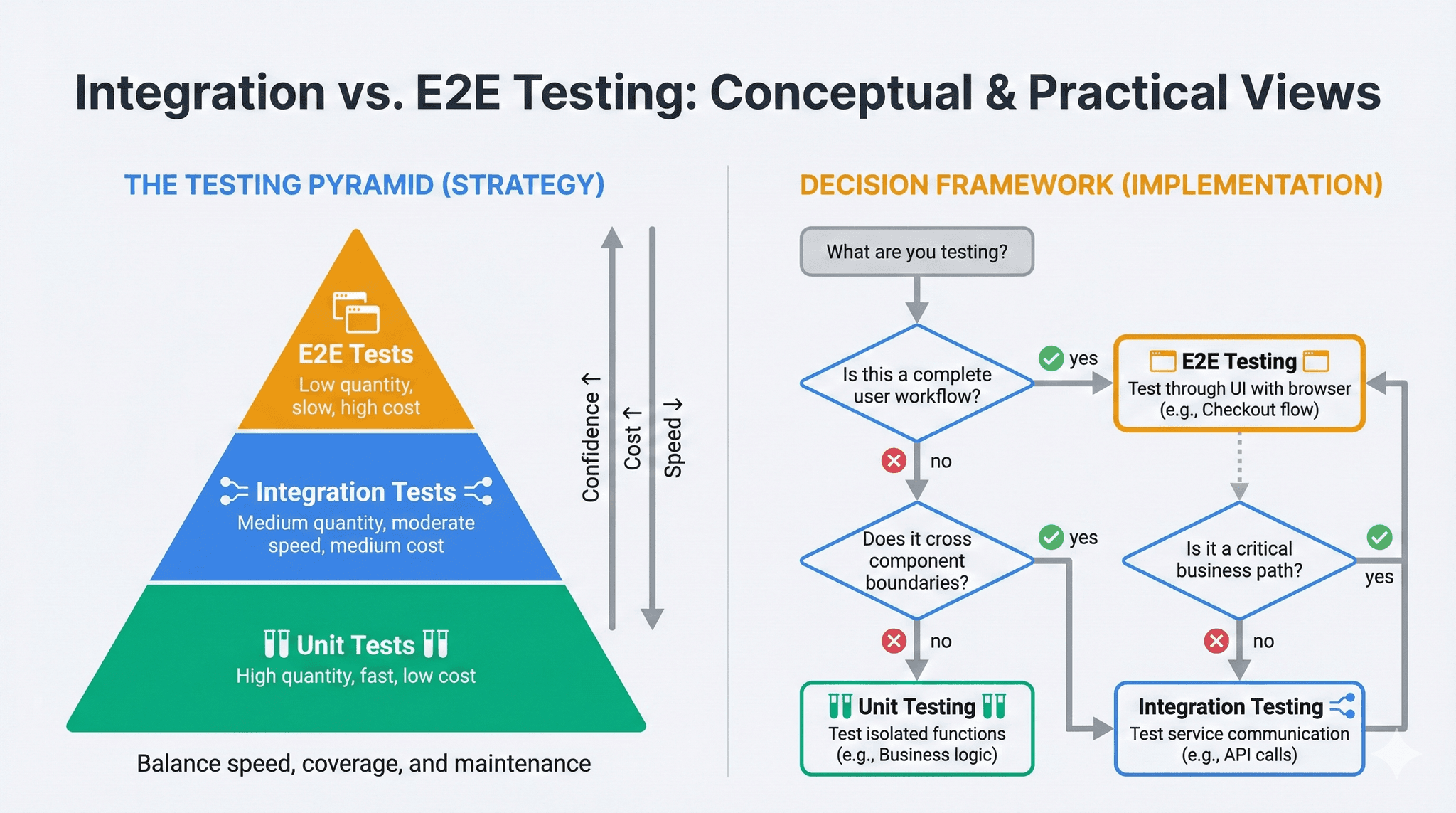Integration Testing vs End-to-End (E2E) Testing: When to Use Each