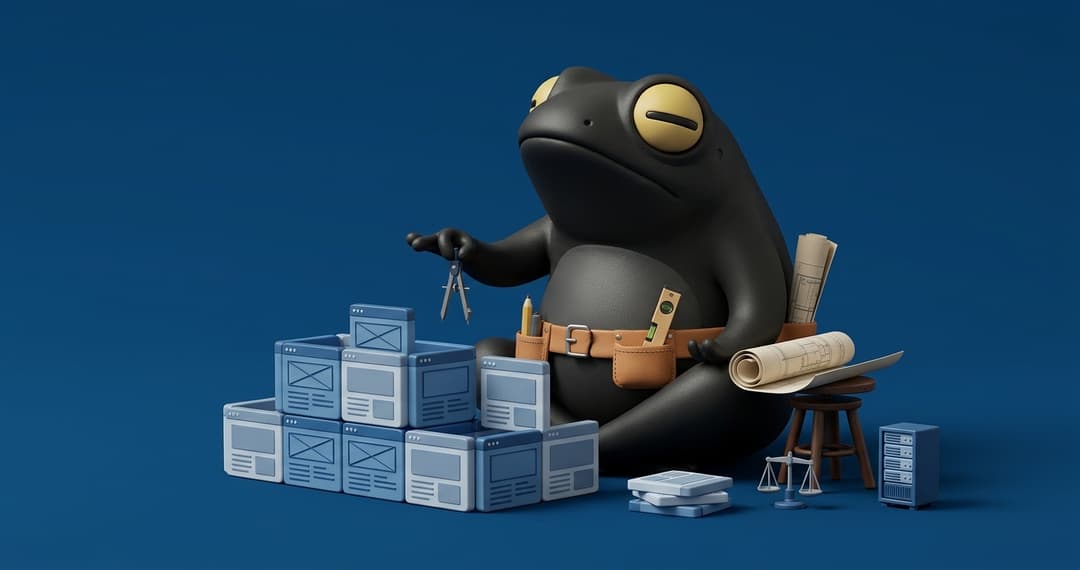 Page Object Model architecture diagram showing organized test structure with pages, components, and utilities