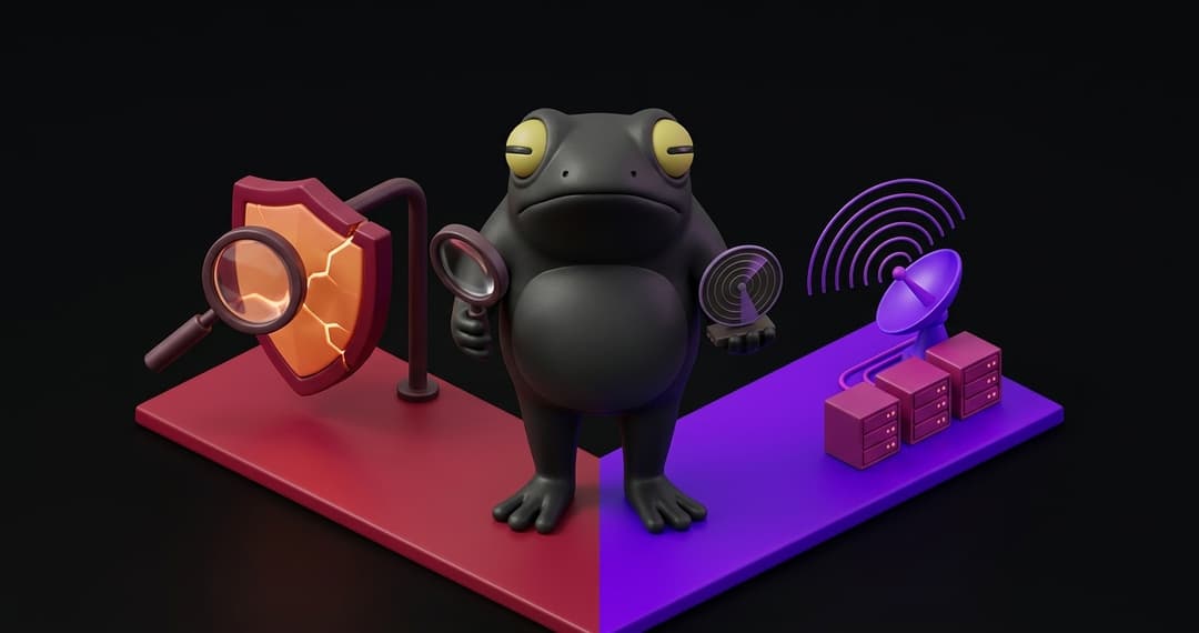 Penetration testing versus vulnerability scanning comparison showing deep manual investigation on one side and automated radar scanning on the other