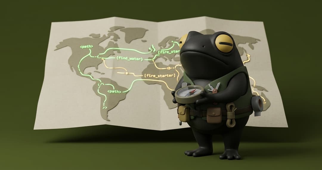 QA engineer confidently navigating the vibe coding era with a roadmap showing new skills, career paths, and opportunities