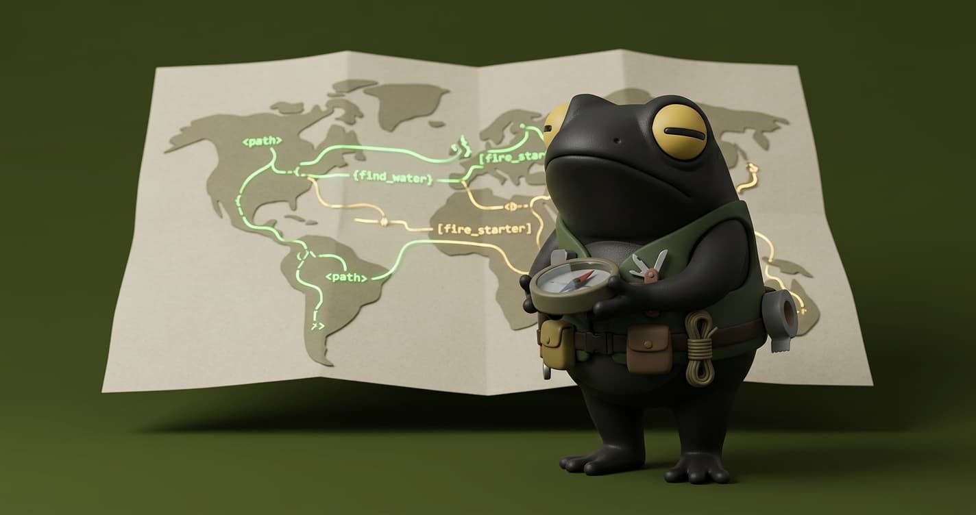 QA engineer confidently navigating the vibe coding era with a roadmap showing new skills, career paths, and opportunities