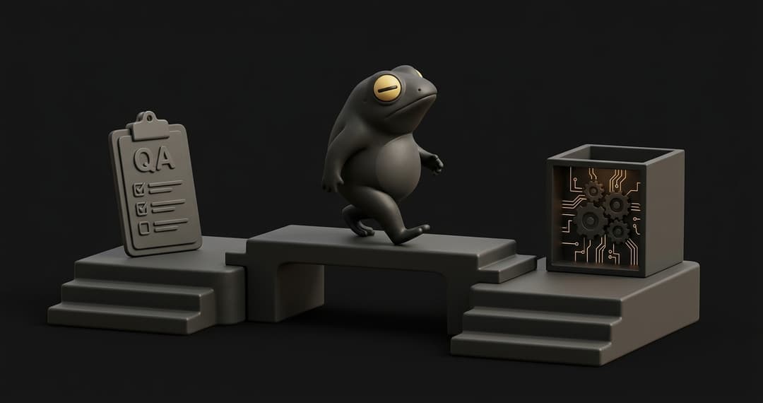 Engineering team transitioning from a gatekeeper QA model to an embedded quality engineering approach with automated tests in CI