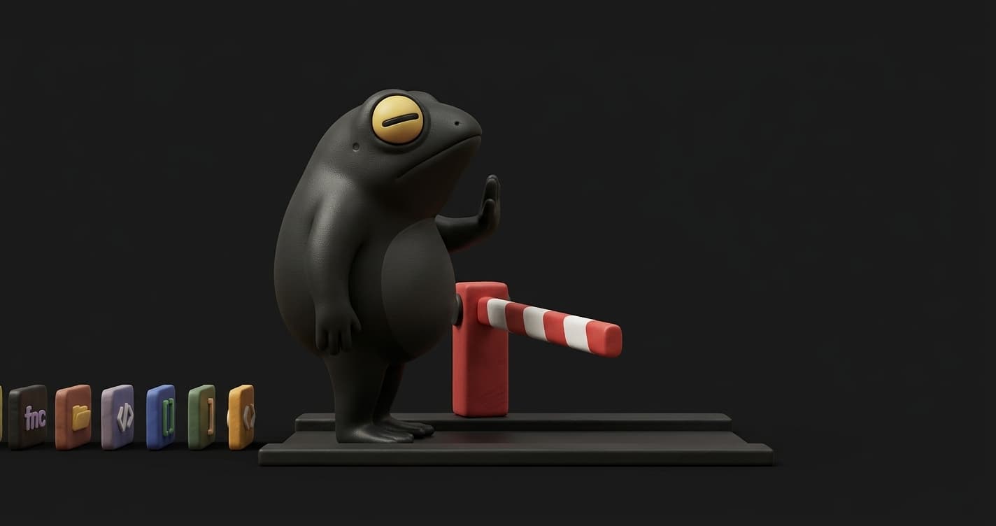 CI pipeline diagram showing five quality gate layers for vibe-coded pull requests, from linting through agentic testing