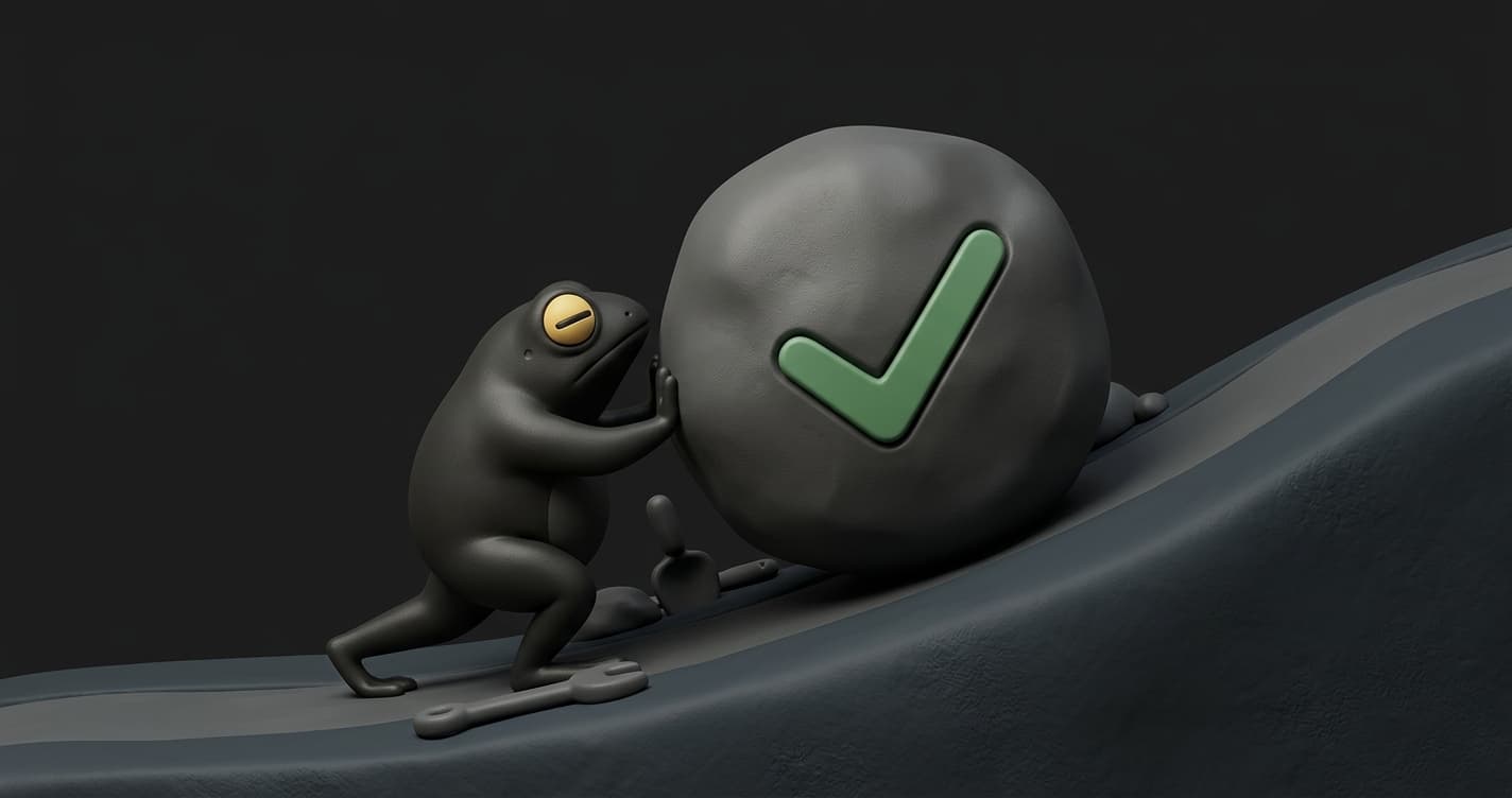 Regression testing workflow showing automated tests adapting to code changes without manual maintenance