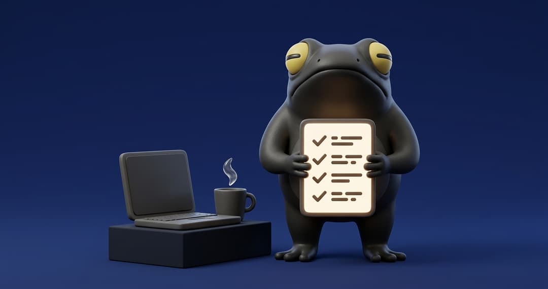 Four-phase testing checklist for vibe coding best practices pinned next to a monitor with AI code editor visible