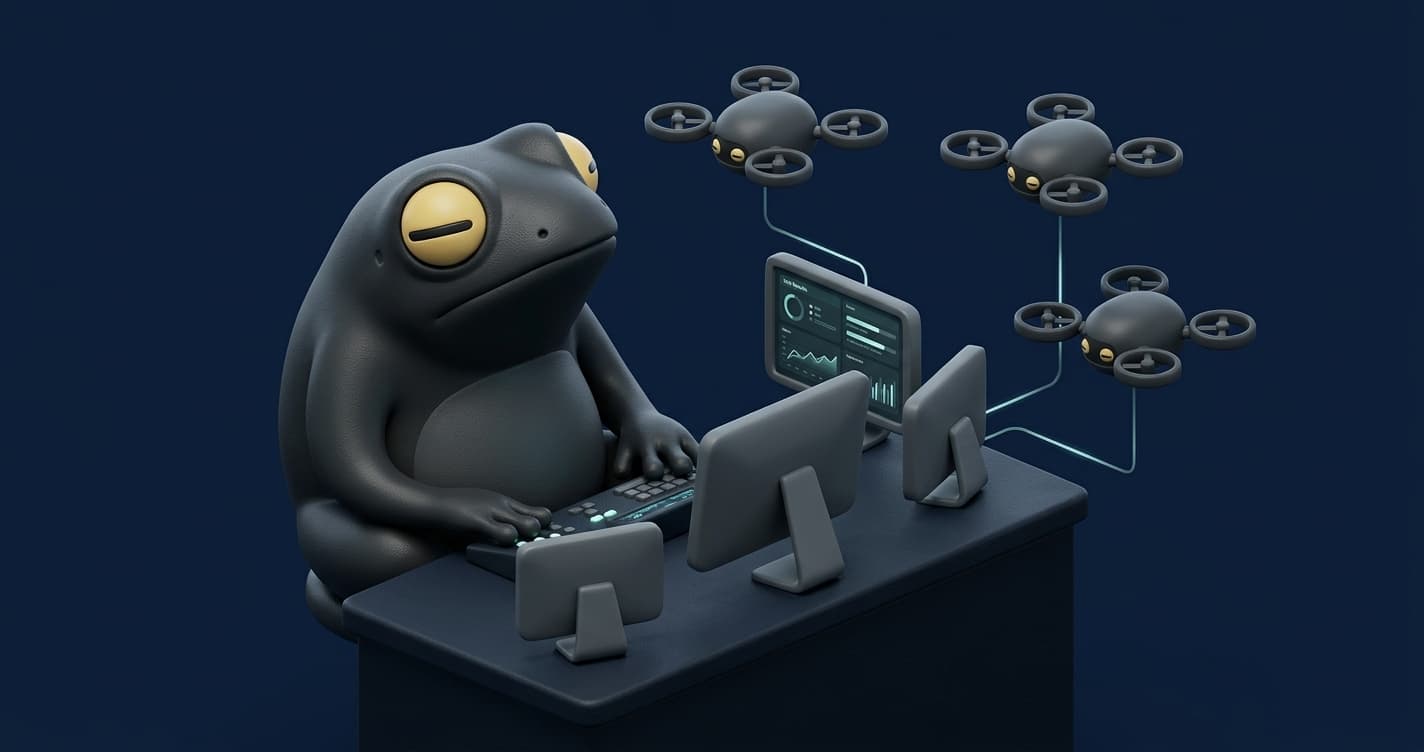 Agentic testing diagram showing AI agents replacing fragile test scripts with intent-based autonomous testing