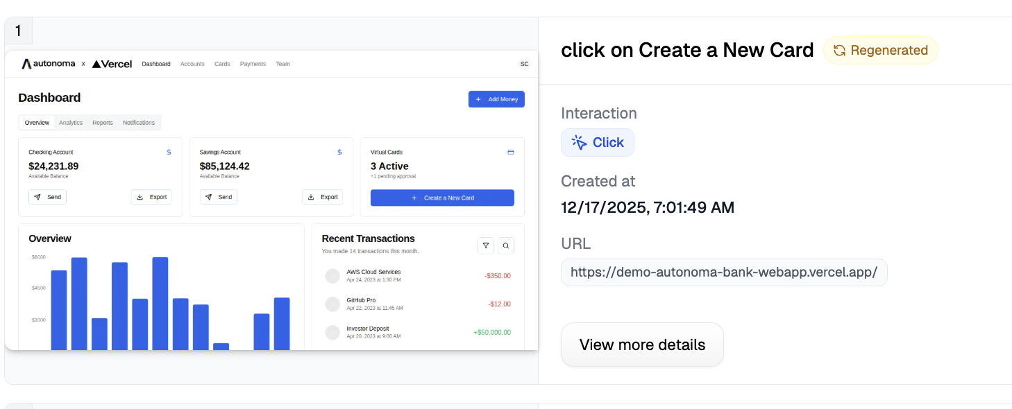 Step regenerated with AI