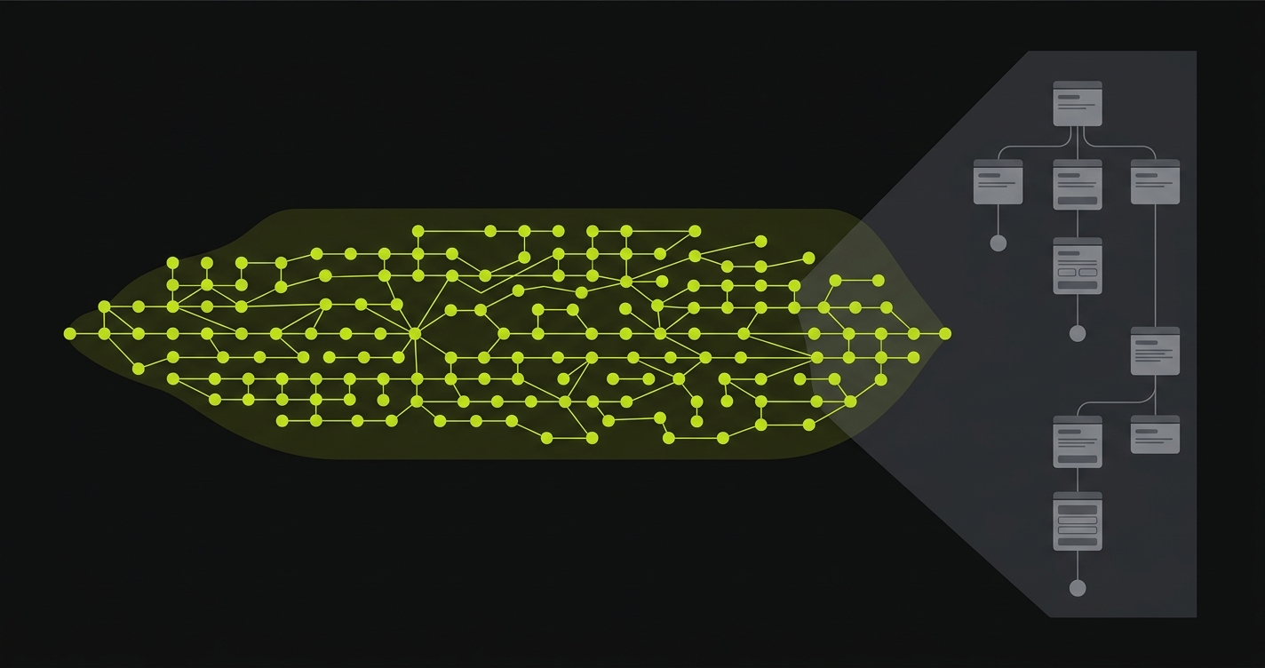 Coverage breadth comparison: Autonoma AI-derived test scenarios versus QA Wolf human-authored test scenarios for complex application flows