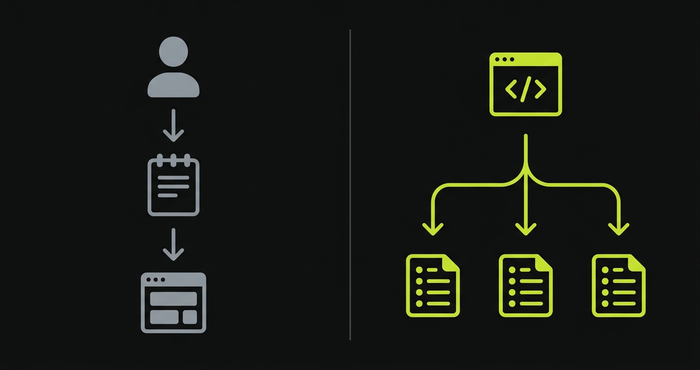 How TestRigor processes plain English scripts versus how Autonoma derives tests from codebase analysis