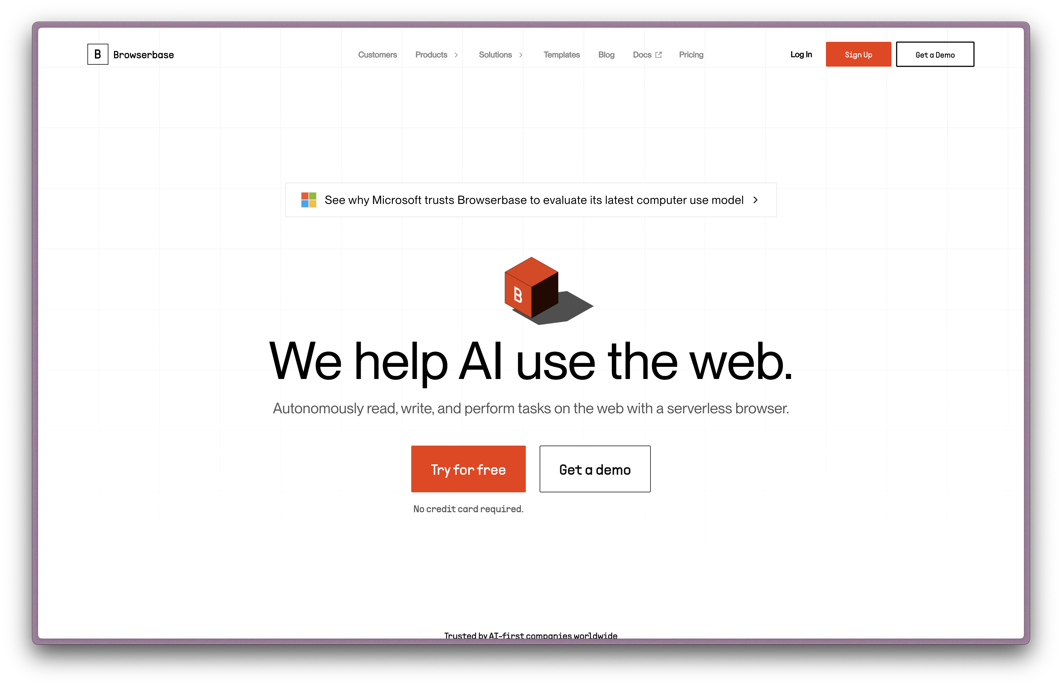 BrowserBase cloud browser automation platform - alternative to BrowserStack for RPA and testing