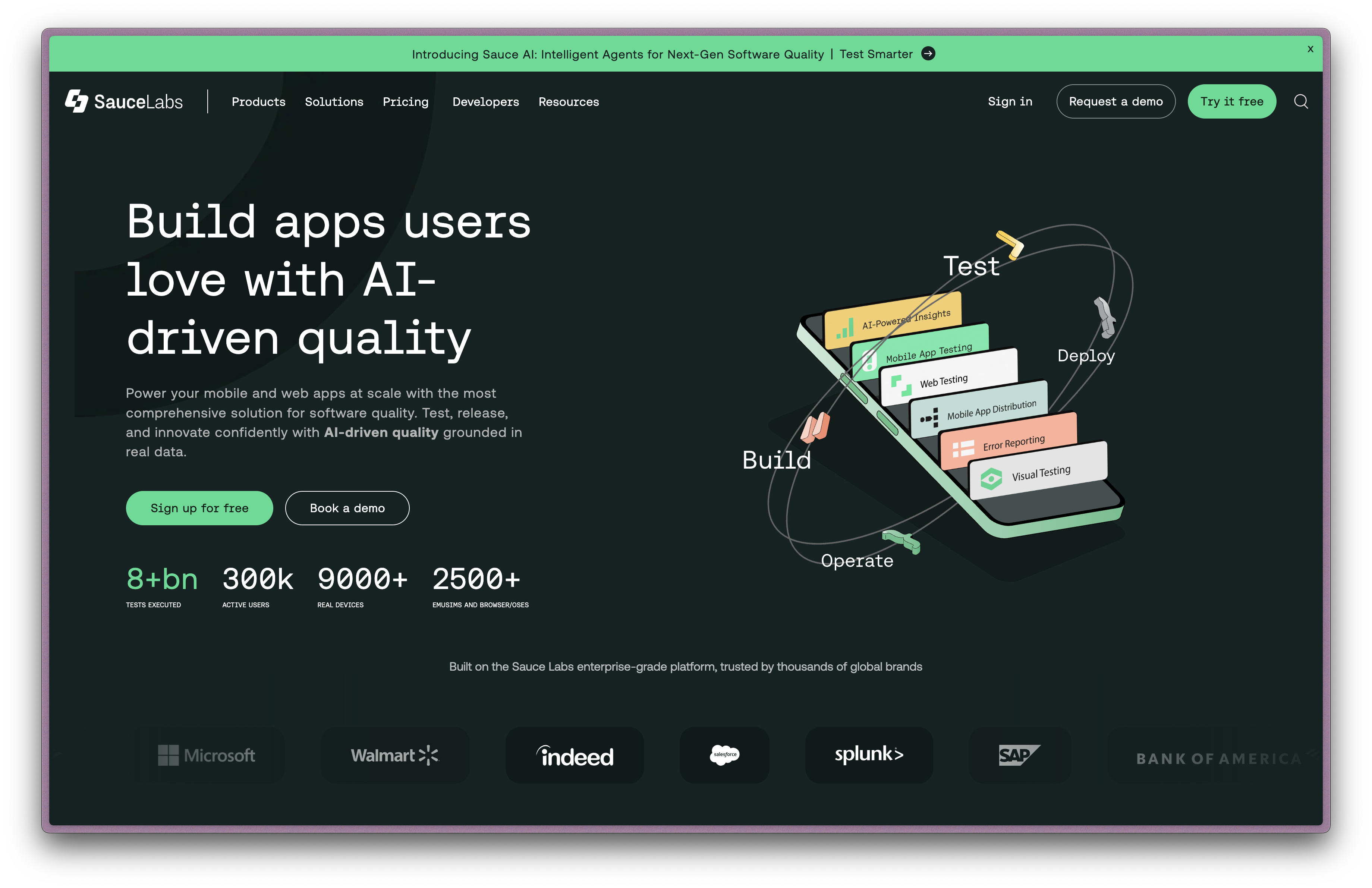 Sauce Labs device testing platform - BrowserStack competitor with better device availability