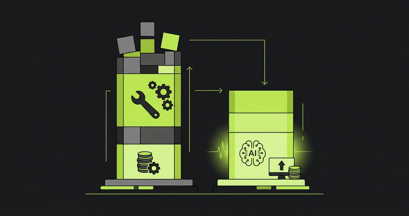 Bar chart comparing Drizz subscription plus maintenance costs versus Autonoma lower total cost