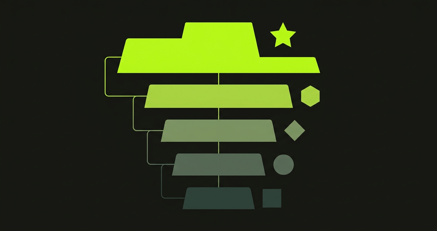 Five Puppeteer alternatives arranged in a ranked hierarchy from strongest to weakest, visualized as graduated tiers