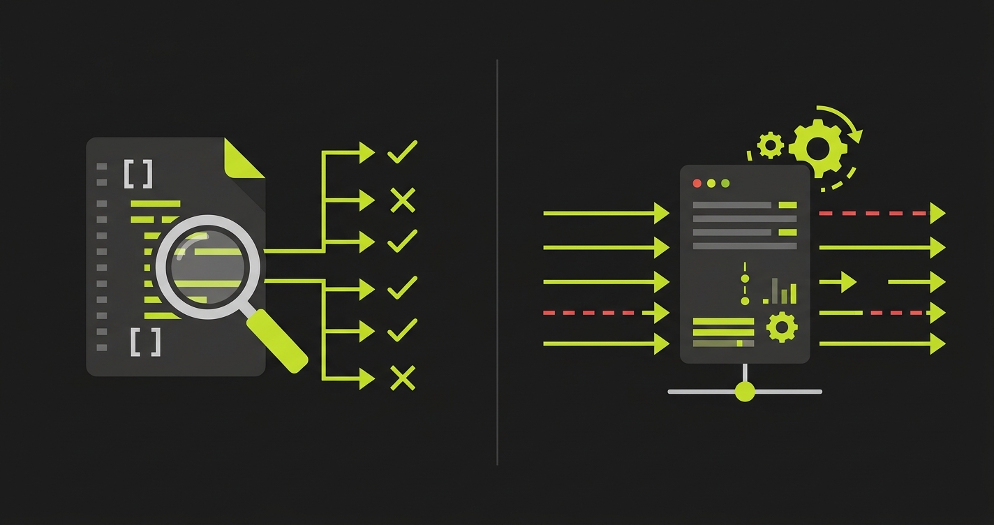 SAST scanner coverage vs behavioral testing coverage for vibe coding security risks