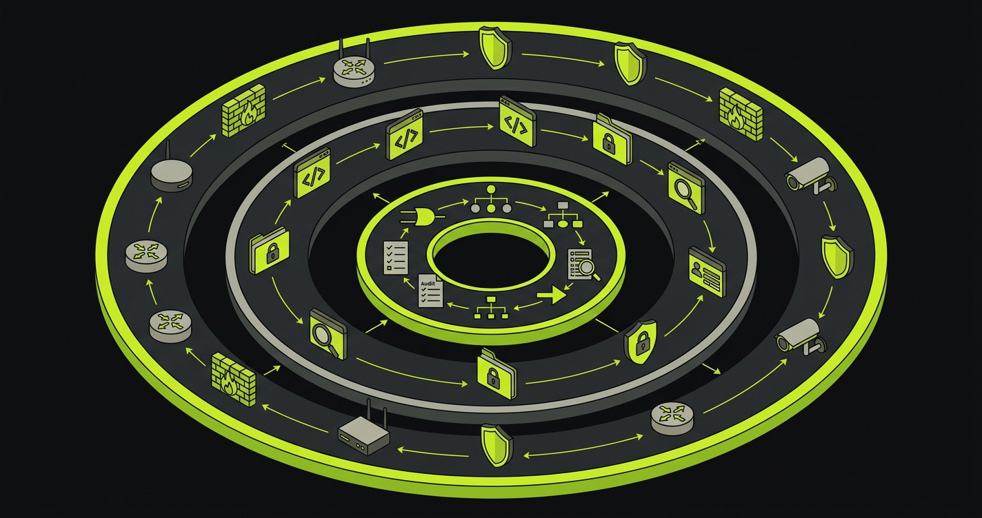Quara examining a web application protected by multiple security testing layers